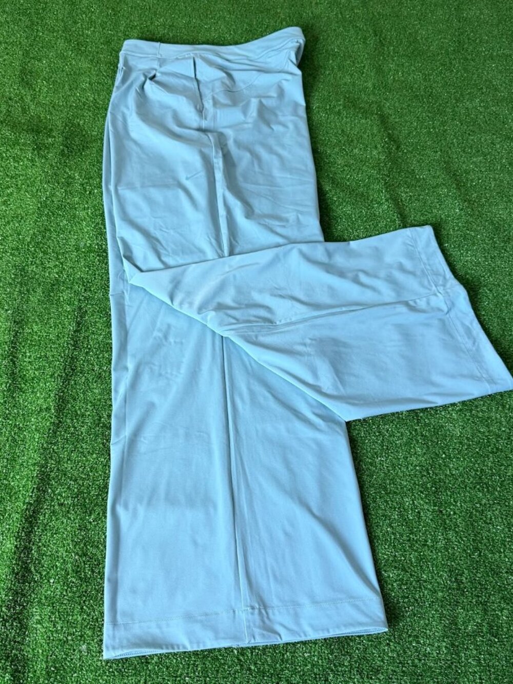 Nike Dri-FIT Bliss Pants XL NWT Loose Fit Straight Leg Performance Blue Trouser